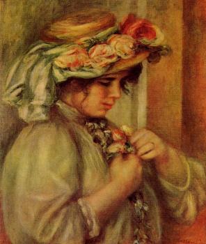 Pierre Auguste Renoir : Young Girl in a Hat